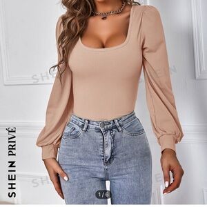 scoop neck long sleeve